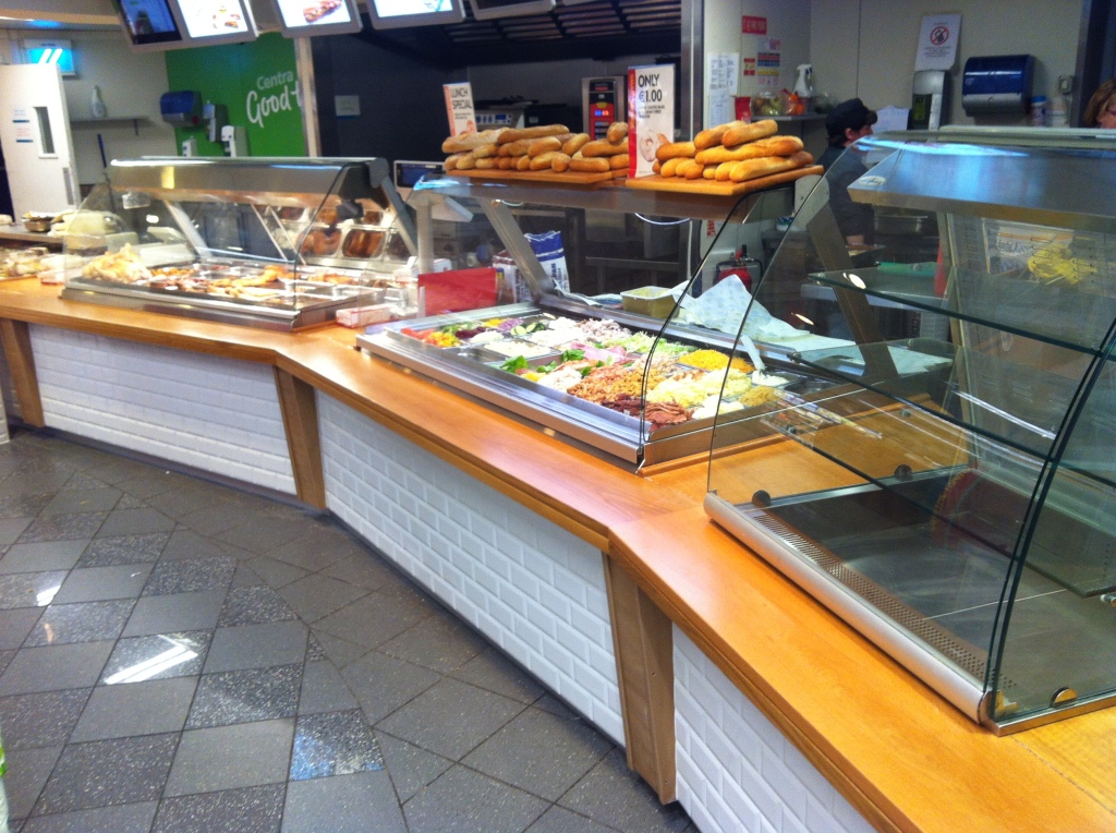 Hot and Cold Deli display counters with anti-mist front glass