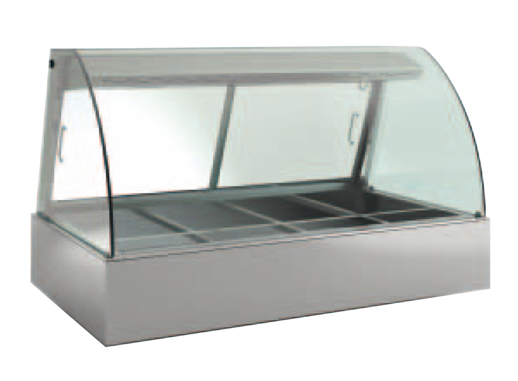Emainox "Mall" Heated Display Case with humidification and ventilation
