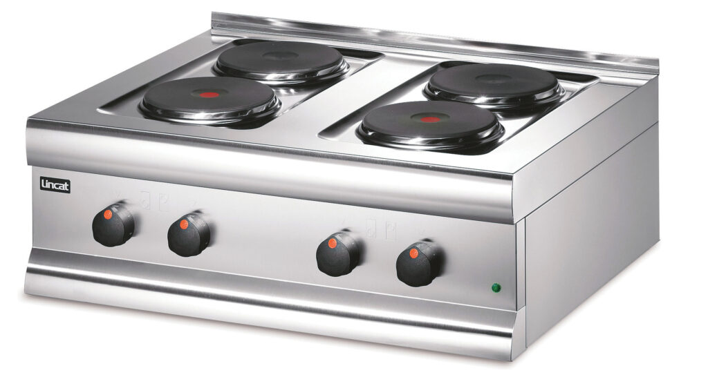 Lincat HT7 Silverlink Electric Countertop Boiling Top 4 Plates